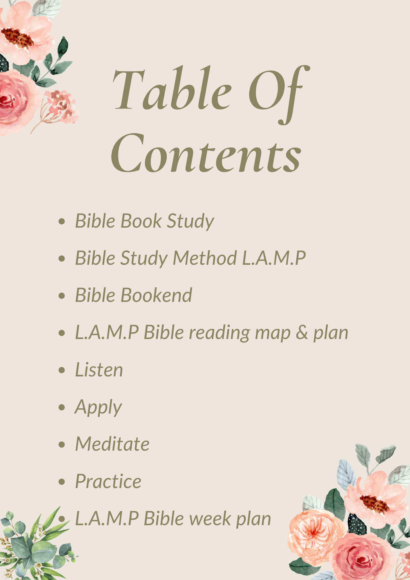 L.A.M.P Bible Study Journal - Image 2